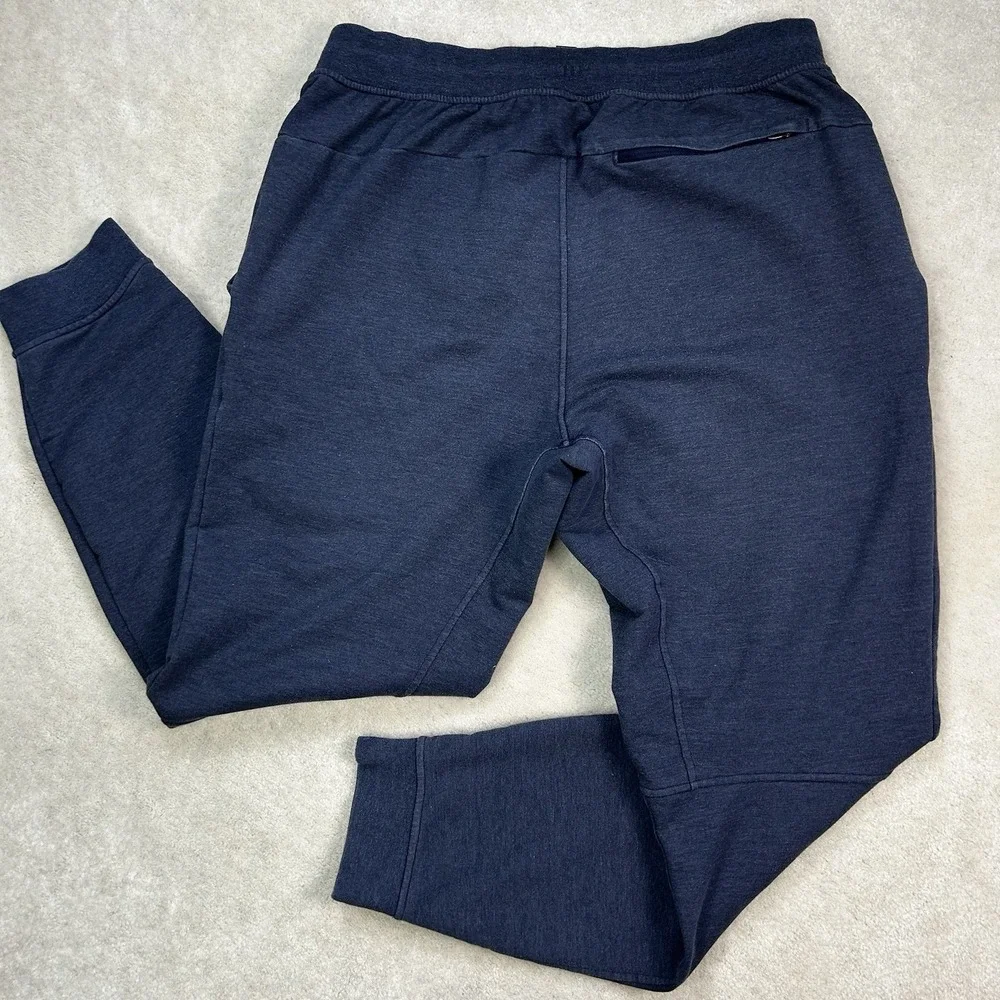 Lululemon City Sweat Joggers Mens Large Sweatpants Taper Leg Pockets Navy